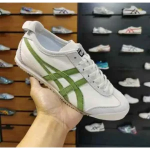 Premium Onitsuka Tiger Mexico 66 White Green Shoes For Men (BME62)