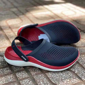 Premium Crocs Lite Ride 360 Navy Red Clogs For Men (BME74)