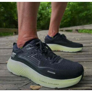 Premium Skechers Go Run Max Road Black Shoes For Men (BME35)