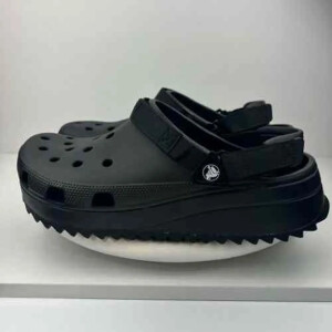 Premium Crocs Classic Hiker All Black Clogs For Men (BME102)