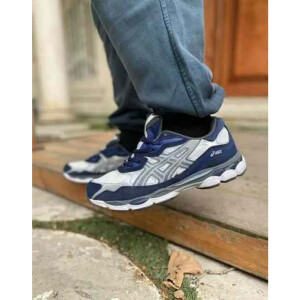 Premium Asics Gel Nyc Navy Steel Blue Shoes For Men (BME120)