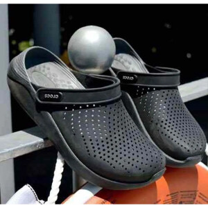 Premium Crocs Lite Ride Black Grey For Men (BME135)