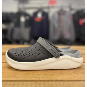 Premium Crocs Lite Ride Black White For Men (BME136)