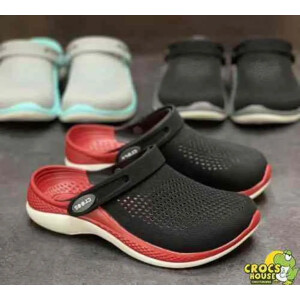 Premium Crocs Lite Ride 360 Black Red For Men (BME145)