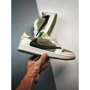 Stylish Air Jordan Retro 1 Low Travis Scott X Golf Shoes For Men (BME168)