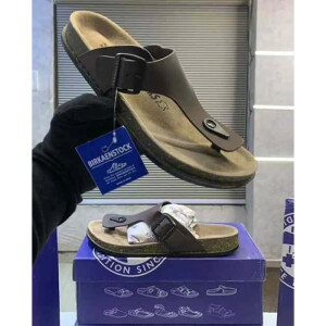 Stylish Birkenstocks Brown Slide For Men (BME189)