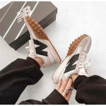 Stylish New Balance Xc 72 Low Top White Black Shoes For Women (BME234)