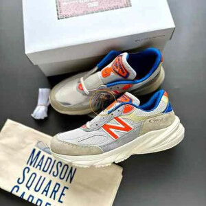 Stylish Kith X New Balance 990 V6 Madison Square Garden Cream Shoes For Men (BME231)