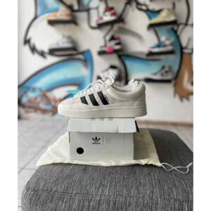 Stylish Adidas X Bad Bunny Campus White Black Shoes For Men (BME243)