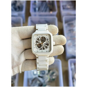 Rado Watch True Square Automatic Ceramic White-Silver For Men (SL204)