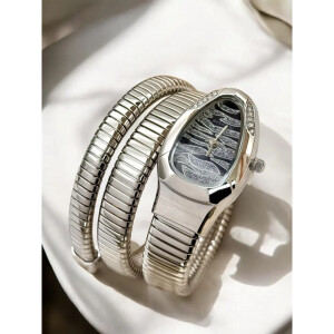 Bvlgari Watch Snake Darcy Diamond Silver For Women (SW195)