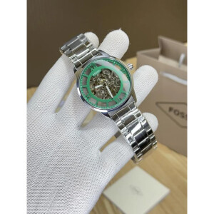 Fossil Watch Townsman Silver Green For Men (CS248)