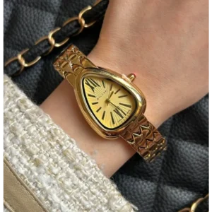 Bvlgari Watch Serpenti Seduttori Full Gold For Women (SW199)