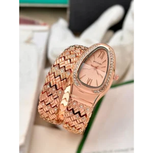 Bvlgari Watch Serpenti Spiga Rose Gold For Women (CS150)