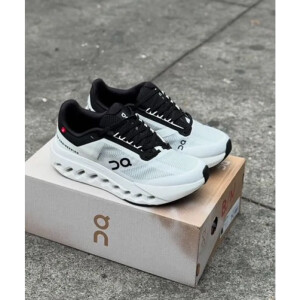 On Running Cloudsurfer Black White Shoes For Men (HS69)