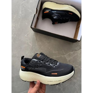 Skecher Go Run Max road Black Beige Shoes For Men (HS58)