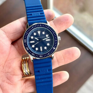 Armani Watch Silver Blue For Men (SL147)