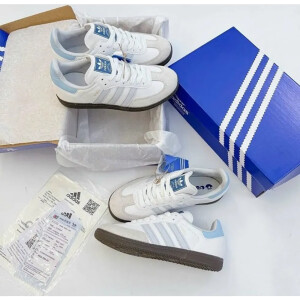 Adidas Samba Sky Blue Shoes For Men (SL106)