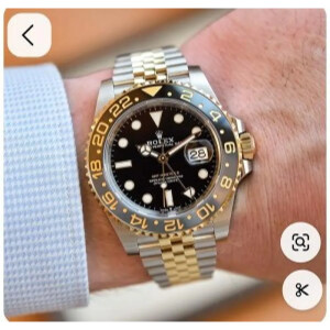 Rolex Watch GMT Master II Two Tone – Black & Gold For Men (SUP221)