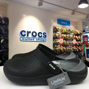 Crocs 360 LiteRide Black Grey For Men (HS149)