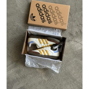 Adidas Samba Off White Shoes For Men (SW1265)