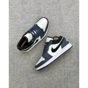 Nike Air Jordan Retro 1 Low Dark Navy White Shoes For Men (HS96)