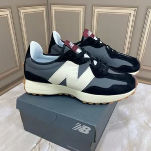 New Balance 327 Moonbeam Black Gum Shoes For Men (HS99)