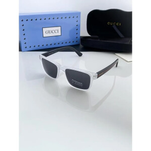Premium Gucci Sunglasses White Black 83123 (SUP117)