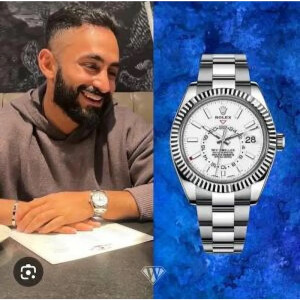 Rolex Watch Sky Dweller White Dial Stainless Steel For Men (CS194)