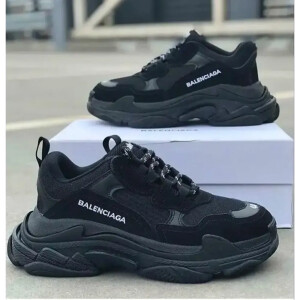 Balenciaga Triple S Black Shoes For Men (SL108)