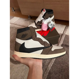 Nike Air Jordan Retro 1 High Travis Scott Shoes For Men (BOT512)