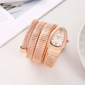 Bvlgari Watch Rose gold White Dial For Women (BOT411)