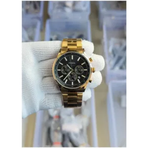 Fossil Watch Sullivan Gold Black For Men (SW1339)