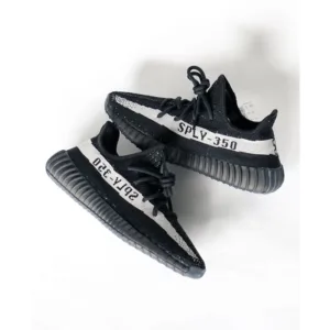 Adidas Yeezy 350 V2 Oreo Black Semi UA With Full Accessories Men Shoes (FT553)
