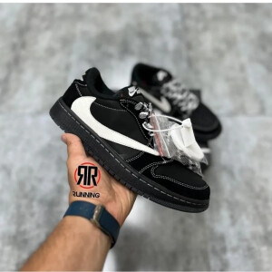 Travis Scott X Jordan 1 Black Shoes For Men (SL543)