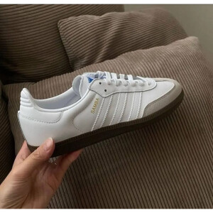 Adidas Samba Platinum White Shoes For Men (SL470)