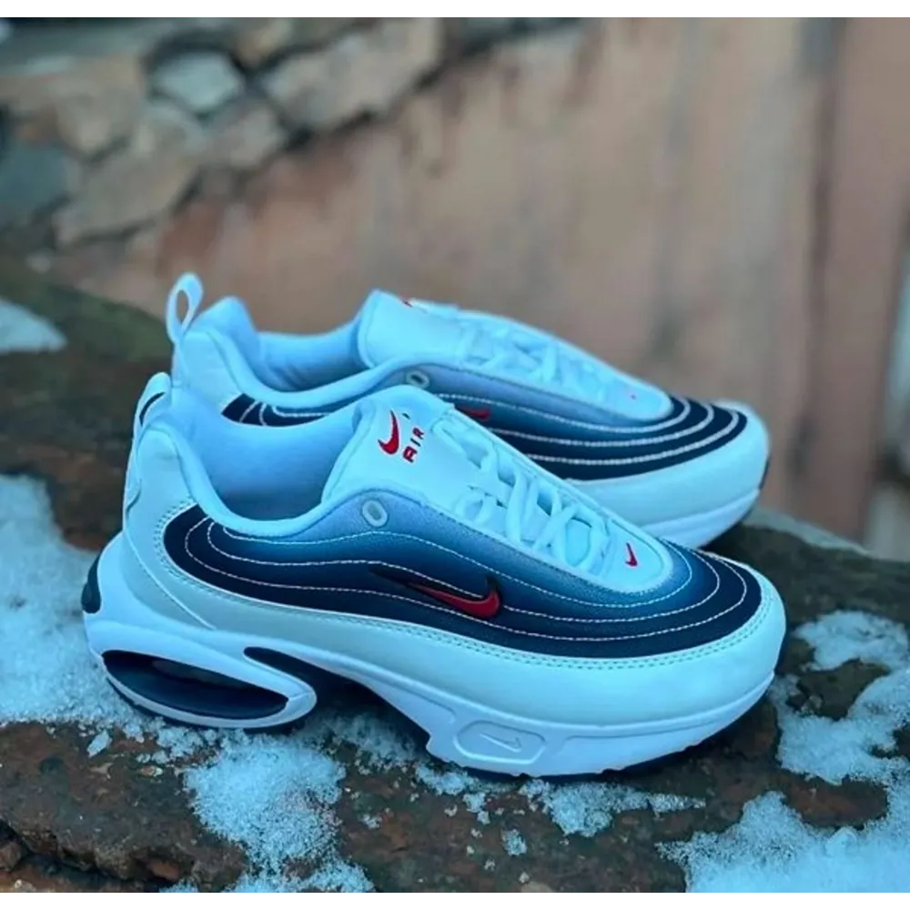 Nike Airmax Portal White Navy Men Shoes (FT495)