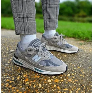 New Balance 991 V2 Grey Men Shoes (FT575)