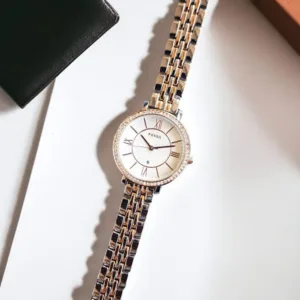 Fossil Watch Jacqueline 2Ton-Copper-White For Women (SUP1031)