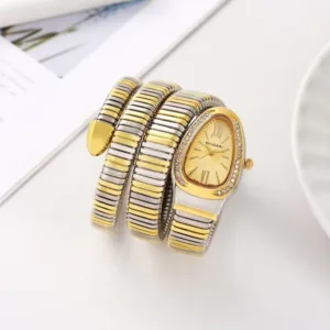 Bvlgari Watch Serpenti Snake Gold-Gold For Women (SW1489)