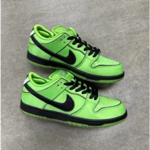 Nike SB Dunk Low Poowerpuff Buttercup Men Shoes (FT616)