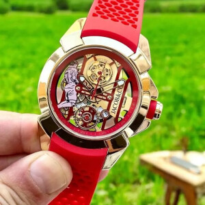 Jacob & Co Watch Red Gold Dial For Men (SW1086)