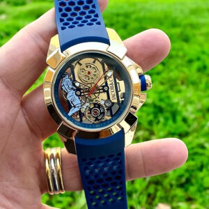 Jacob & Co Watch Blue Gold Dial For Men (SW1087)