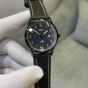 Fossil Leather Watch  For Men (SW1279)