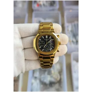 Patek Philippe Watch Nautilus Steel Sun Moon 2Ton For Men (FT161)