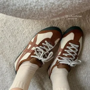 Onitsuka Tiger Mexico 66 Cacao Brown Sneakers Men Shoes (FT330)