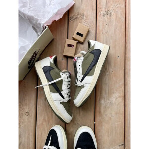 Air Jordan Retro 1 Low Medium Olive Shoes For Men (SF35)