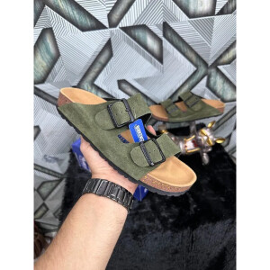 Birkenstock Arizona Olive Suede For Men (SF89)