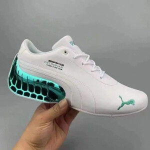Puma AMG Petronas White Green Shoes For Men (SF97)