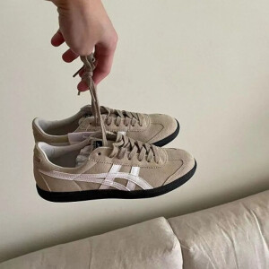 Onitsuka Tiger Tokuten Beige Black  For Women's Shoes (BSF192)